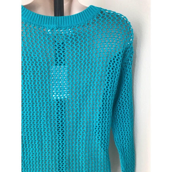 NWT Michael Kors Crochet Knit Sweater - Picture 5 of 7